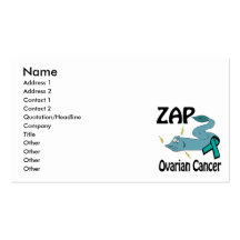 ZAP Ovarian Cancer Business Cards