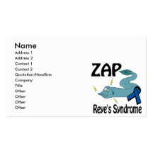 ZAP Reyes Syndrome Business Card Template