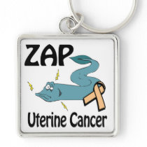 ZAP Uterine Cancer Keychains