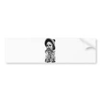 Zapatista  Calavera. c. early 1900's. Mexico. Bumper Stickers