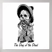 Zapatista  Calavera. c. early 1900's. Mexico. Poster