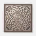 Zaragoza Salduba Geometric Mosaic Magnets