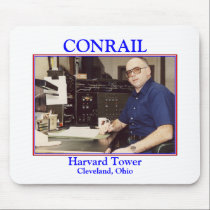 ZAZ111.BHK.Harvard Tower, CONRAIL, Harvard Towe... mousepads
