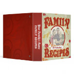 zazzleaveryrecipecontest2010 Family Recipes Custom 3 Ring Binders