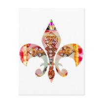 ZazzleRocks: Fleur-de-Lis Series Postcard