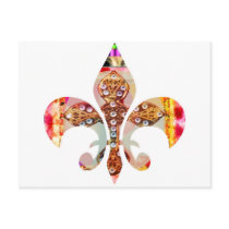 ZazzleRocks: Fleur-de-Lis Tattoo Series Postcard
