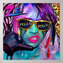 ZE! - HELLO DISCO Single Cover (Mini Poster)