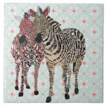 Zeb & Zenya Blue Tile