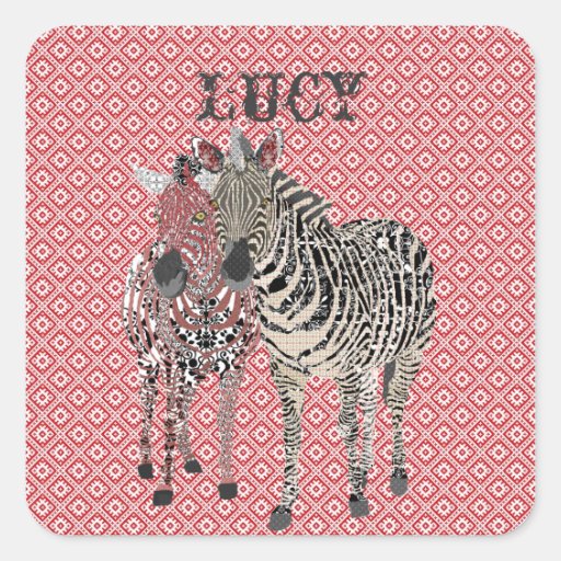 Zeb & Zenya Name Sticker