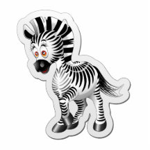 Zebra Acrylic Cut Out