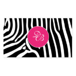 Zebra Animal Print Stylish Business Card business cards