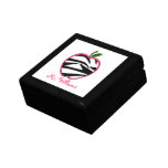 Zebra Apple Personalized Teacher Gift Box