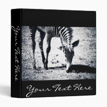 Zebra Binder