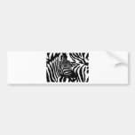 Zebra Bumper Sticker