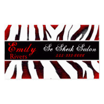 zebra business card template