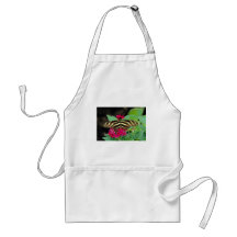 Zebra butterfly, Heliconius charitonius  flowers Apron