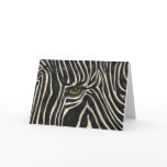 Zebra Eye Greeting Card