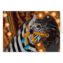 Zebra Fantasy Ride Card