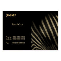 Zebra Fashion Business Card