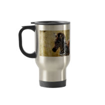 Zebra Foal wildlife commuter travel mugs