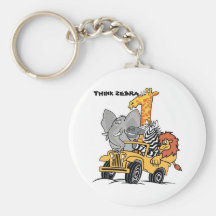 ZEBRA FRIENDS KEY CHAIN