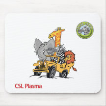 Zebra Friends Mousepad