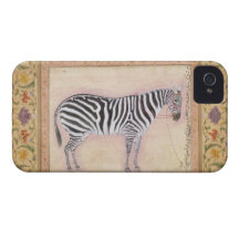 Zebra, from the 'Minto Album', 1621 (gouache on pa Case-Mate iPhone 4 Case