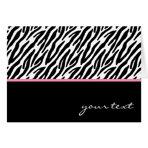Zebra Greeting Card