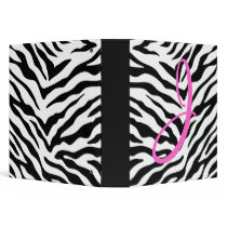 Zebra Initial - You Choose Initial Colour