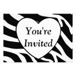 Zebra Invitation