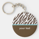 Zebra Key Chain