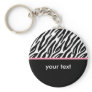 Zebra Key Chains