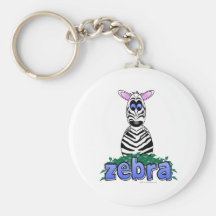 ZEBRA KEYCHAINS