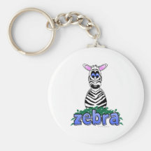ZEBRA KEYCHAINS
