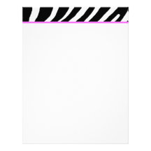 Zebra Letterhead