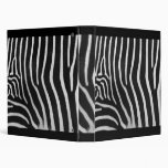 Zebra Patterned Binder