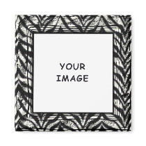 Zebra Photo Frame Magnet
