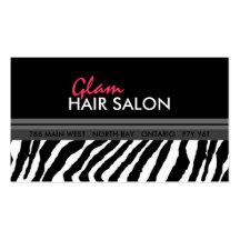 Zebra Print - Business Card