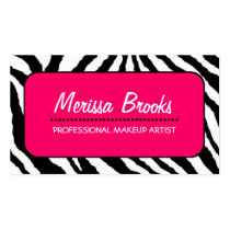 Zebra Print Business Cards