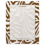 Zebra print, chocolate