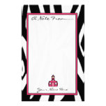 Zebra Print Fashion Teacher Stationery