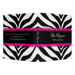 Zebra Print & Lace Elegant 1.5" Binder