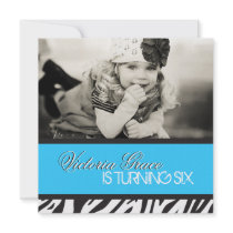 Zebra Print Party Invitation