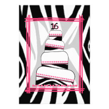 Zebra Print Birthday Cakes on Zebra Cakes T Shirts  Zebra Cakes Gifts  Cards  Posters  And Other
