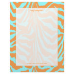 Zebra print, retro colours