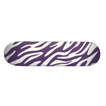 Zebra Print Skate Decks