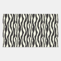 Zebra Print Sticker