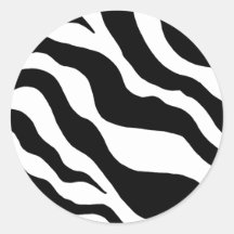 Zebra Print Stickers