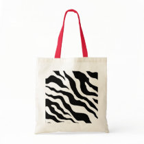 Zebra Print Tote Bag