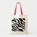 Zebra Print Tote Bag